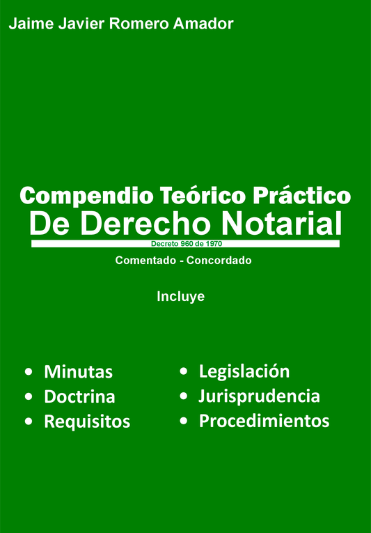 Compendio de Derecho Notarial Edición Virtual -Actualizable