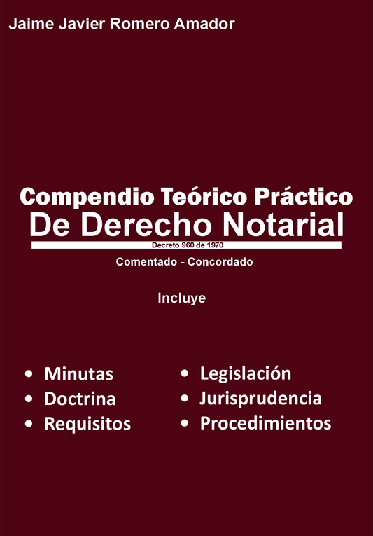 Compendio de Derecho Notarial Edición Física- Actualizable