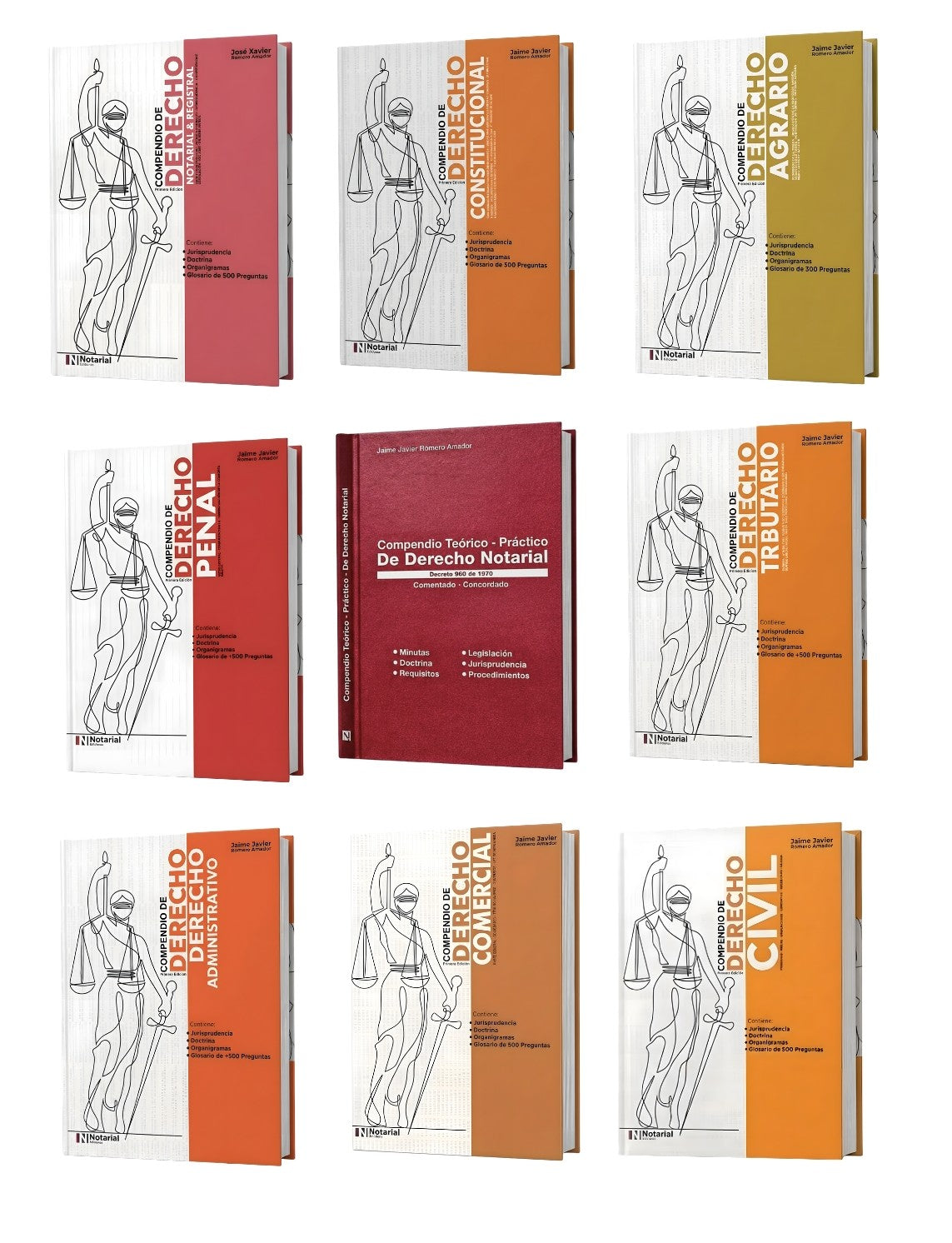 Colección de 9 Compendios Edición Física